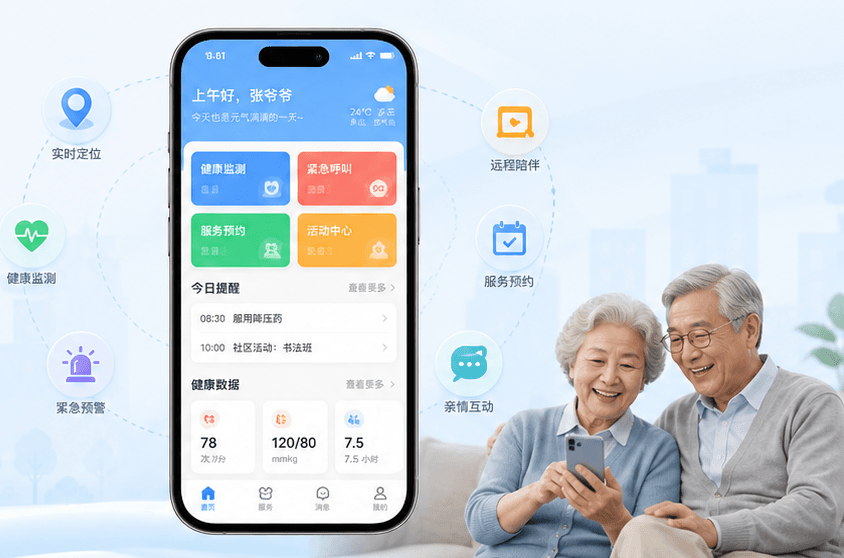 科技养老智慧生活场景